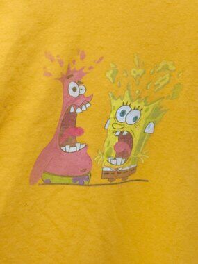2021 SpongeBob Square Pants T-shirt Size Large Sponge Bob Square Pants BRIGHT T